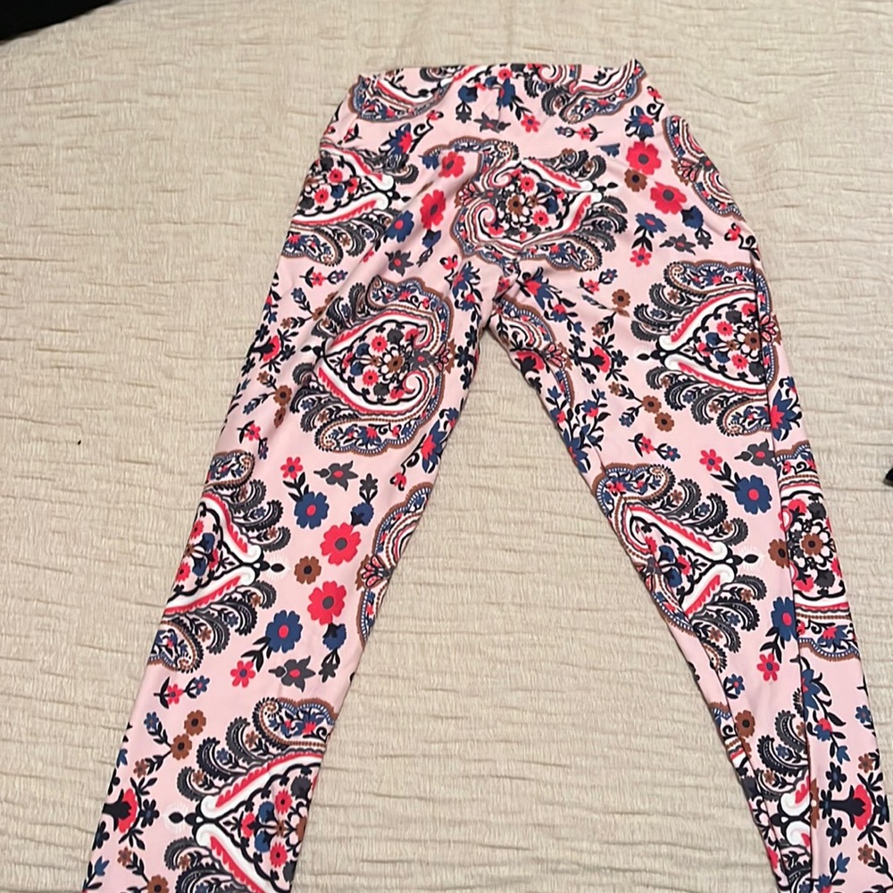 New paisley full length size large legging